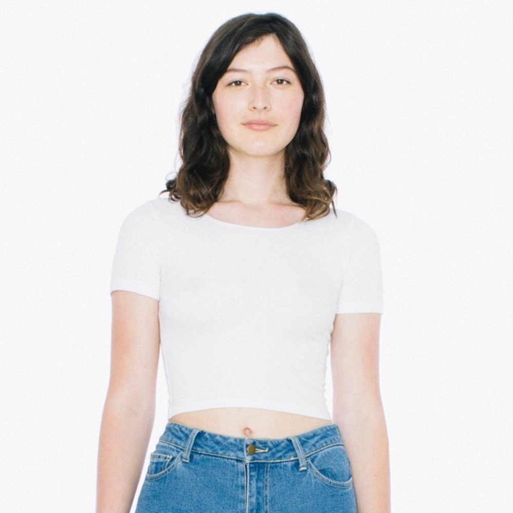 american apparel crop top